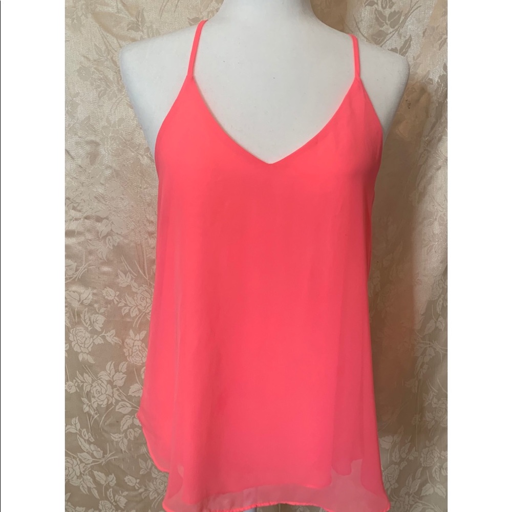 Sheer tank top